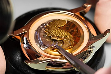 西安百达翡丽自动轮磨损了